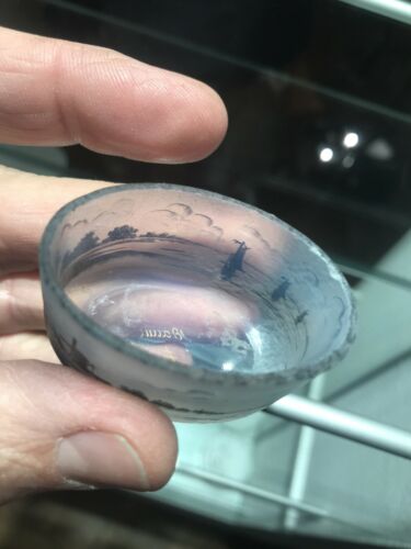 ドーム兄弟（ドームナンシー ）オランダの風景のミニチュアール塩入れ
