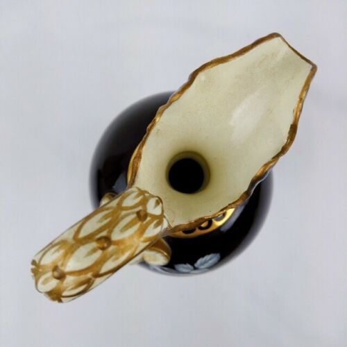 MINTON PATE SUR PATE WHITE ENAMELLED WITH BIRD JAPONISM URN JUG, circa 1880
