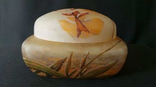 art nouveau pate de verre bonbonnière daum nancy