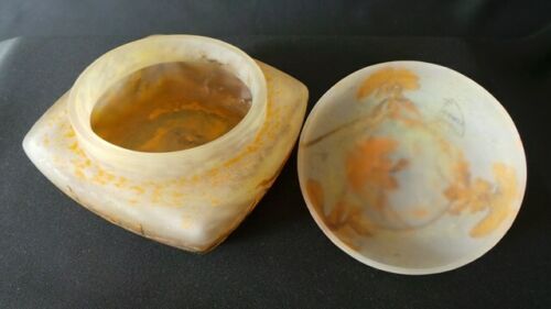 art nouveau pate de verre bonbonnière daum nancy