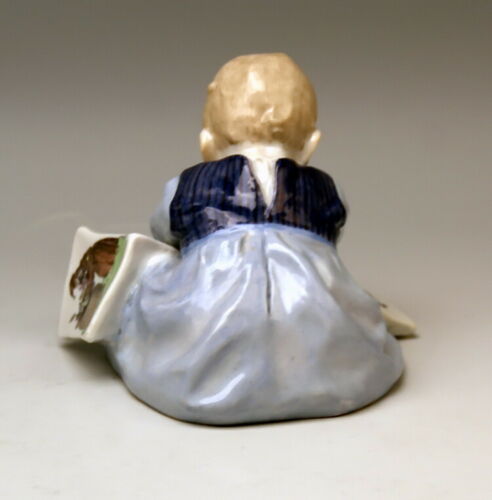 MEISSEN FIGUR マイセン HENTSCHELKIND BILDERBUCH BABY BOY MNR:U149 KNAUFZEIT UM 1905