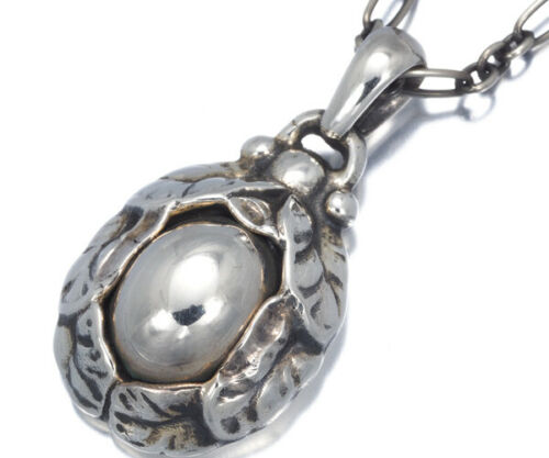Auth Georg Jensen Necklace Heritage 1997 SV925