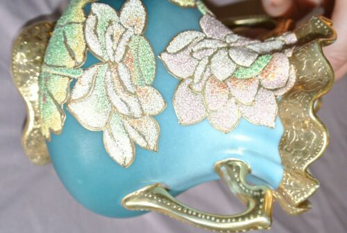 オールドノリタケ　コラレン　蓮の花の花瓶　