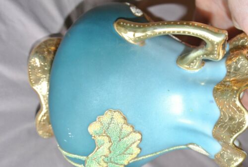 オールドノリタケ　コラレン　蓮の花の花瓶　