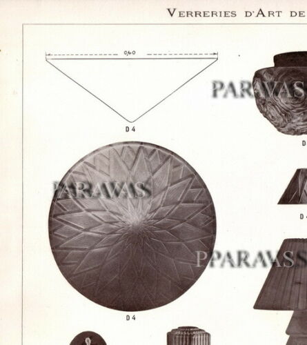 Pierre d'Avesn LORRAIN DAUM : A FRENCH 1930 ART DECO PENDANT . CHANDELIER