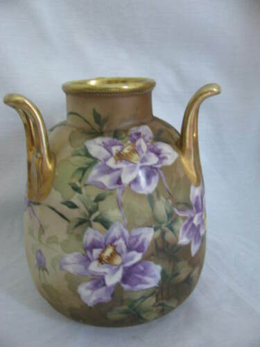 Noritake Nippon 3 Handled Vase Mark #52