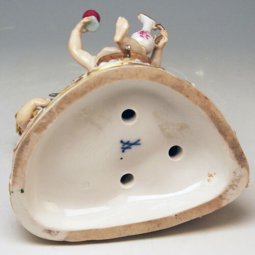 MEISSEN マイセン FIGUR PUTTEN 4 JAHRESZEITEN CHERUBS FOUR SEASONS MNR:1068 UM 1880