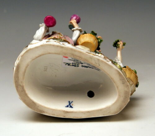 MEISSEN マイセン FIGUR GRUPPE WINZERFIGUREN WINE - GROWERS MNR: C 60 UM 1870