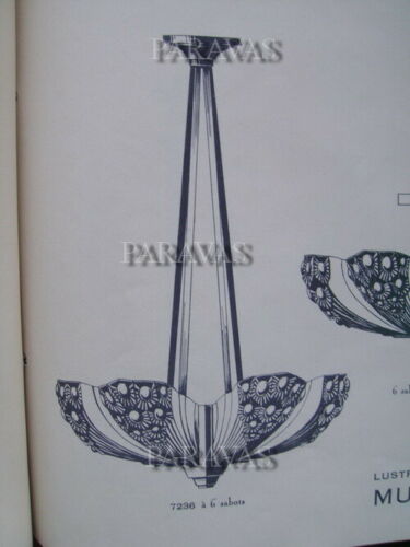 Muller freres : ART DECO STARBURST CHANDELIER 1930 France ....... degué daum era