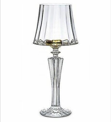 Baccarat Lantern Gold MILLE NUITS 2pc Candle Votive Holder Crystal France MIB