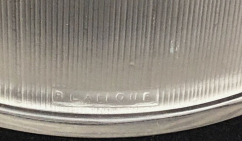 BEAUTIFUL AND RARE RENE LALIQUE "MEUDON" GLASS CONTAINER - CIRCA 1924