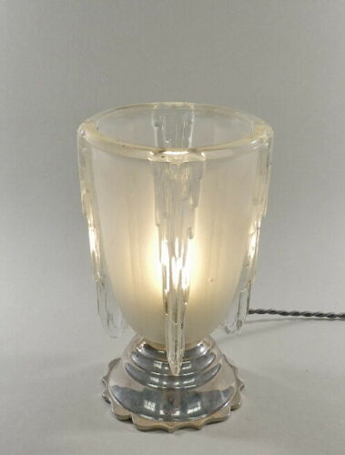 Ets JEAN GAUTHIER (EJG & EZAN) : French 1930 Art Deco lamp .... lampe muller era