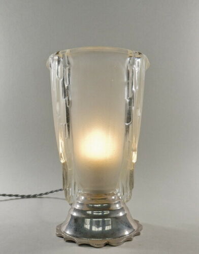 Ets JEAN GAUTHIER (EJG & EZAN) : French 1930 Art Deco lamp .... lampe muller era