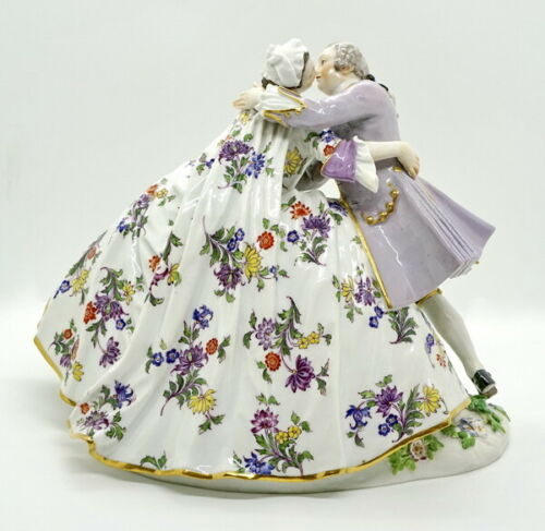 邁森 MEISSEN マイセン FIGUR LIEBES GRUPPE SICH KÜSSEND LOVE GROUP KISSING MNR: 518