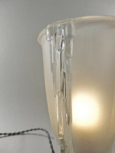 Ets JEAN GAUTHIER (EJG & EZAN) : French 1930 Art Deco lamp .... lampe muller era