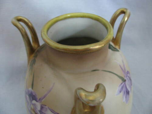 Noritake Nippon 3 Handled Vase Mark #52