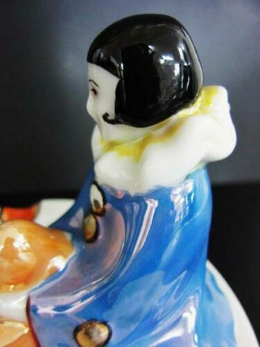 Noritake pottery Clown Deco ashtray collection antique 10.5cm 1920s Red
