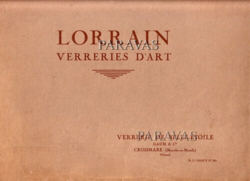 Pierre d'Avesn LORRAIN DAUM : a pair of French 1930 ART DECO lamps ........ lamp