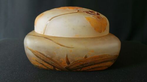 art nouveau pate de verre bonbonnière daum nancy