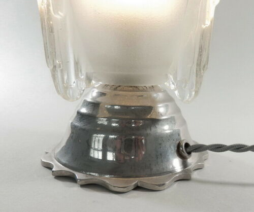 Ets JEAN GAUTHIER (EJG & EZAN) : French 1930 Art Deco lamp .... lampe muller era