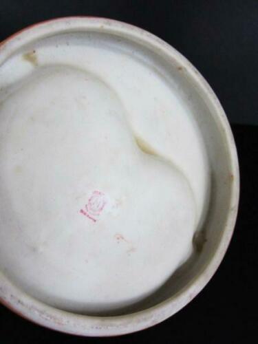 Noritake pottery Clown Deco ashtray collection antique 10.5cm 1920s Red