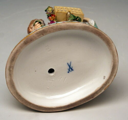 NP 9490.- 邁森 MEISSEN KINDER GÄRTNER FIGUR EN CHILDREN GARDENERS MNR:G 91 UM 1860