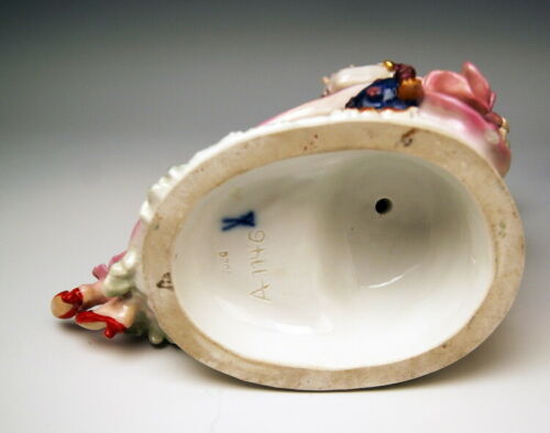 邁森 MEISSEN マイセン ORIENTALISCHE FIGUREN PAAR FRAU FLÖTE MANN KAKADU P.SCHEURICH