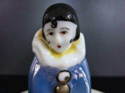 Noritake pottery Clown Deco ashtray collection antique 10.5cm 1920s Red