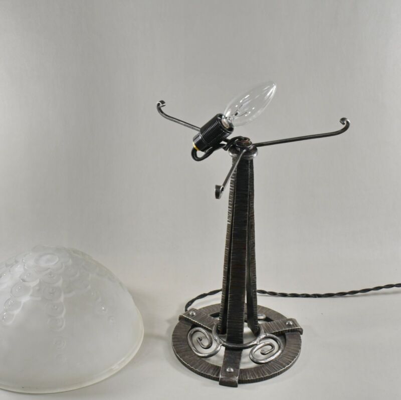 ミューラー兄弟　フランス製アールデコランプ　1930年