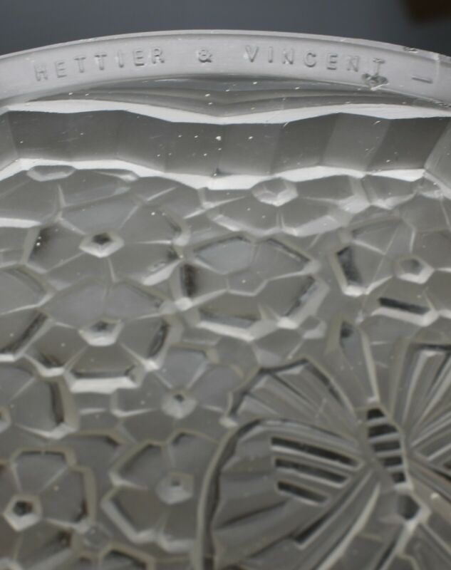 エティエ・ヴァンソン　非常に優れたアールデコランプ　1930年　フランス製