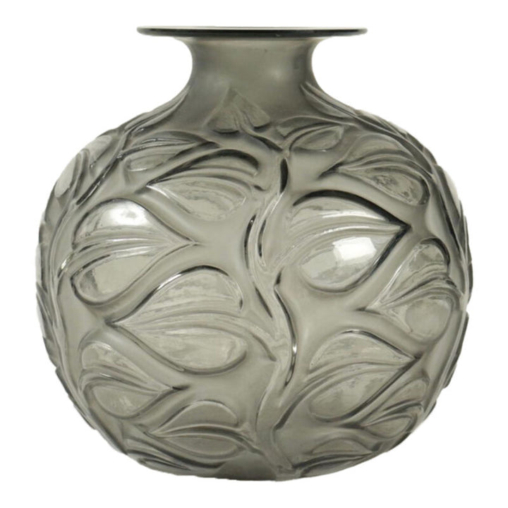 René Lalique (1860-1945) Sophora Vase Grey-