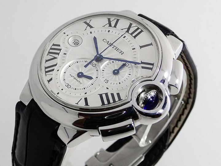 CARTIER BALLON BLEU CHRONOGRAPH 43.5 mm WATCH Ref. 3109 CARTIER SERVICE 08/2022