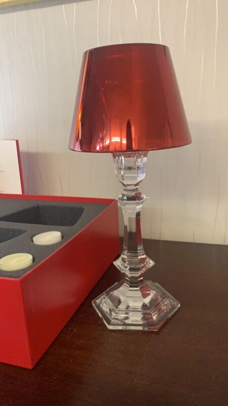 3 キャンドルスティック  アルクールスタルク クリスタル バカラ