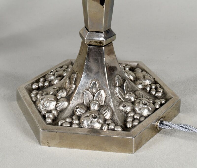 ミューラー兄弟　ペアのフランス製アールデコランプ　1930年