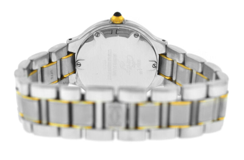 Cartier Must de Cartier 1340 Ladies Quartz 18K Gold Steel 28MM Watch