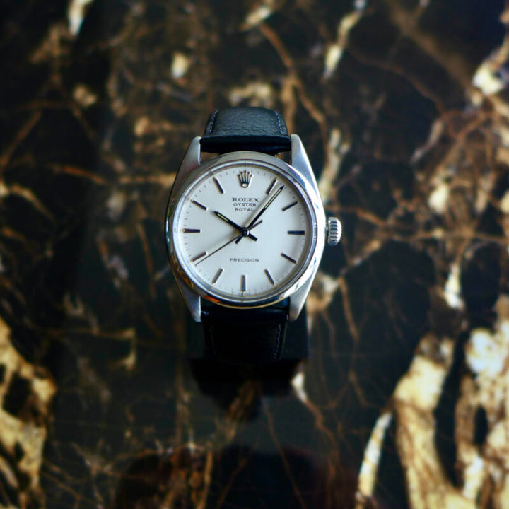 A BEAUTIFUL GENTS VINTAGE 1962 ROLEX OYSTER ROYAL 34mm WATCH STEEL REF. 6426