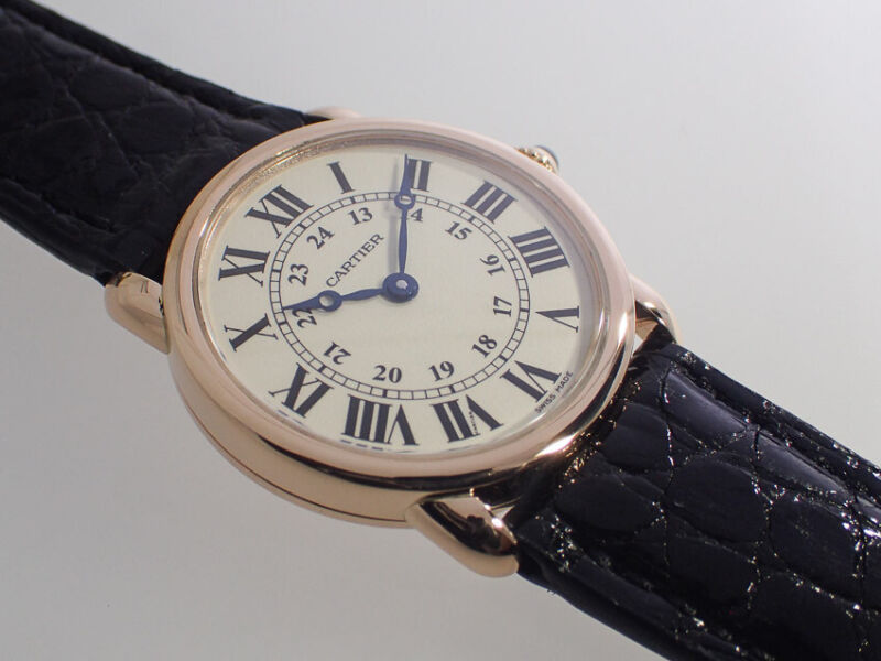 CARTIER RONDE LOUIS CARTIER 29mm WATCH BOX PAPERS 2011 Ref W6800151 2886 GOLD 18K