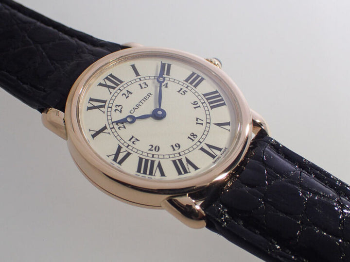 CARTIER RONDE LOUIS CARTIER 29mm WATCH BOX PAPERS 2011 Ref W6800151 2886 GOLD 18K
