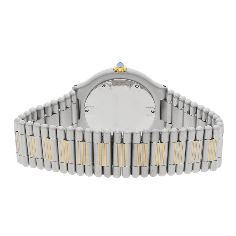 Cartier Must 21 Quartz Steel Gold Plated Ladies Bracelet Watch 84090171
