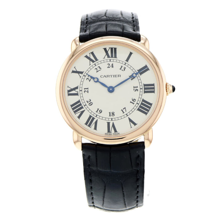 カルティエ ロンド ルイス ローズゴールド 手巻き腕時計 Ref.2889