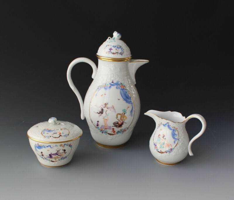 マイセン  コーヒーサービス ティーセット アラビアンナイト ハインツ・ヴェルナー作 22ピース