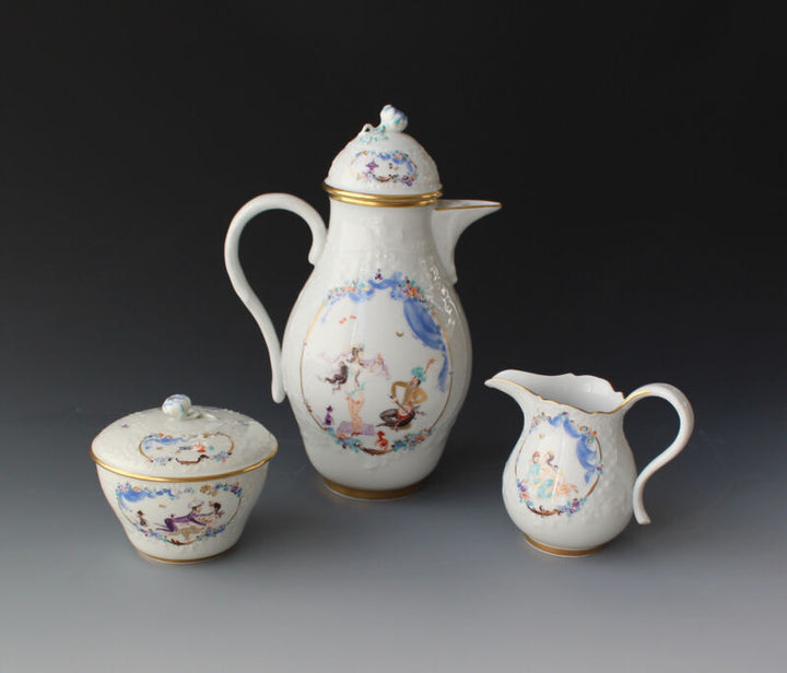 マイセン  コーヒーサービス ティーセット アラビアンナイト ハインツ・ヴェルナー作 22ピース