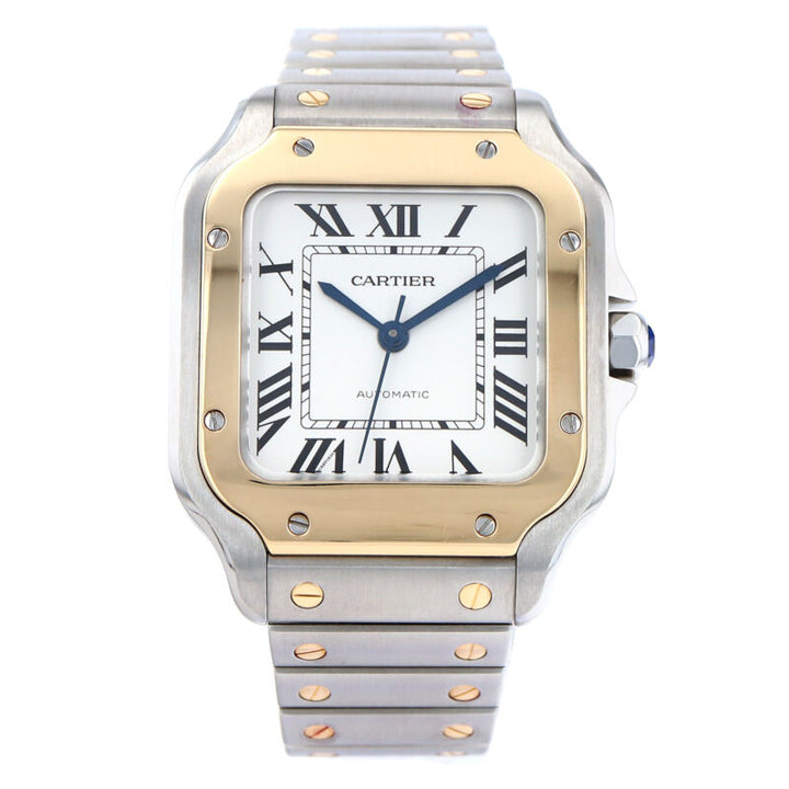カルティエ サントス スチール 自動巻き腕時計 W2SA0016