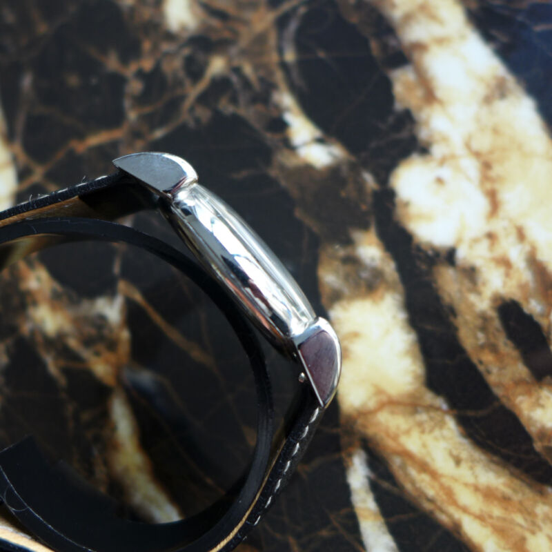 A STUNNING GENTS VINTAGE 1940s "HORN LUGS" ROLEX PRECISION STAINLESS STEEL 4367