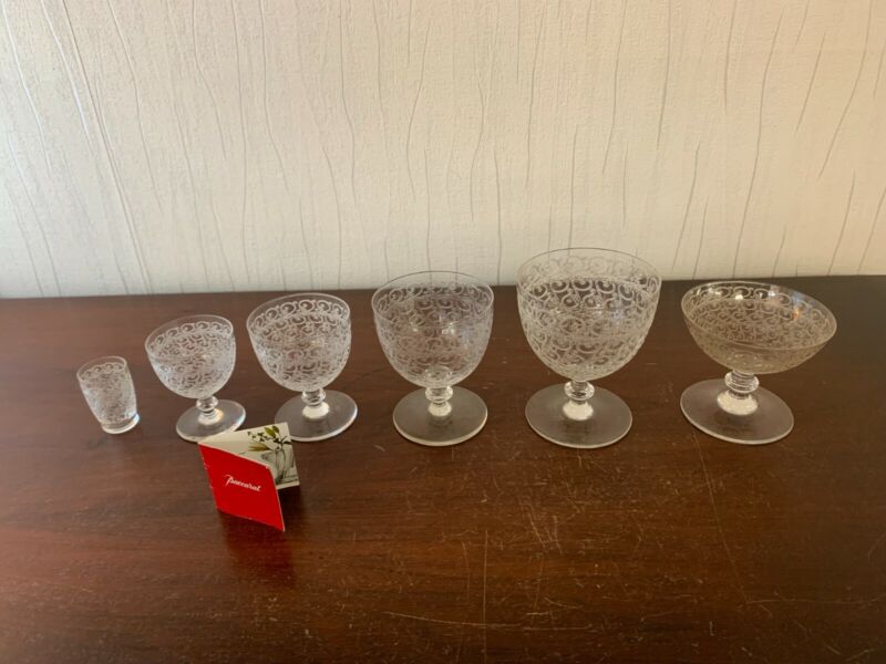 Service 36 Parts Model Rohan IN Crystal Baccarat (Price Of Set)