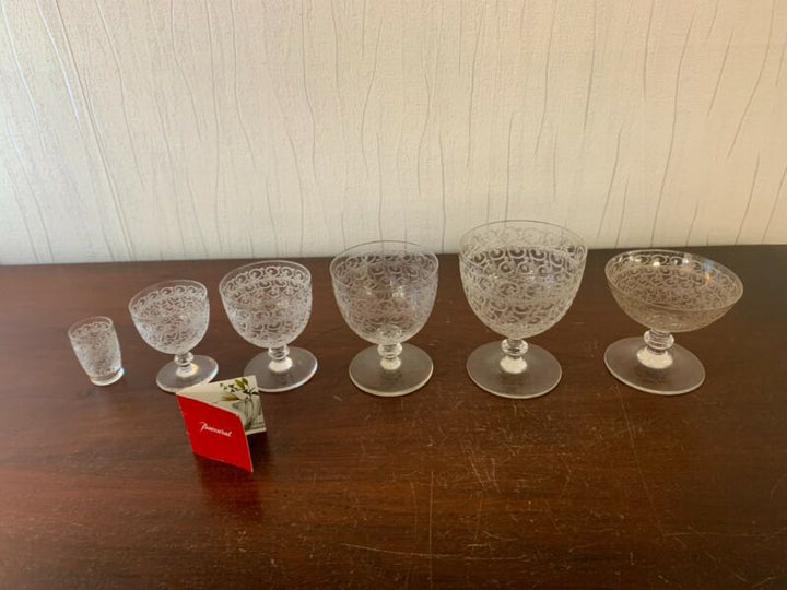 Service 36 Parts Model Rohan IN Crystal Baccarat (Price Of Set)