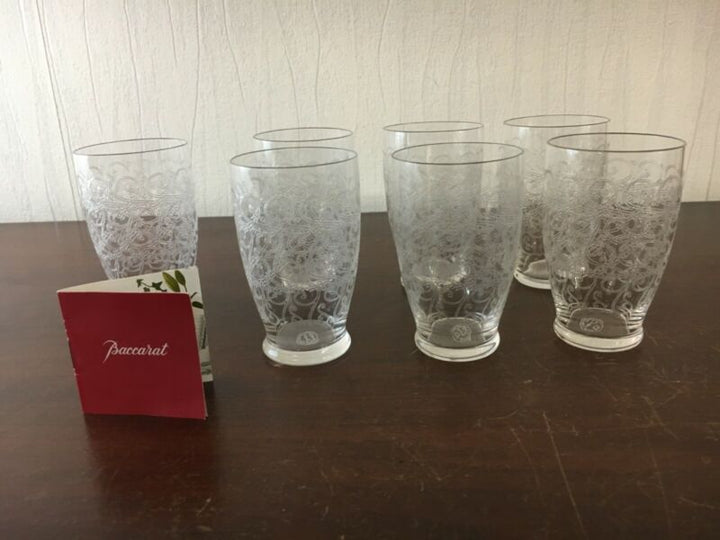7 Glasses Model Rohan IN Crystal Baccarat (Price To La Piece)