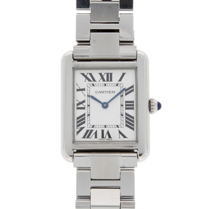Cartier Tank Solo Quartz Ladies Steel Watch W5200013