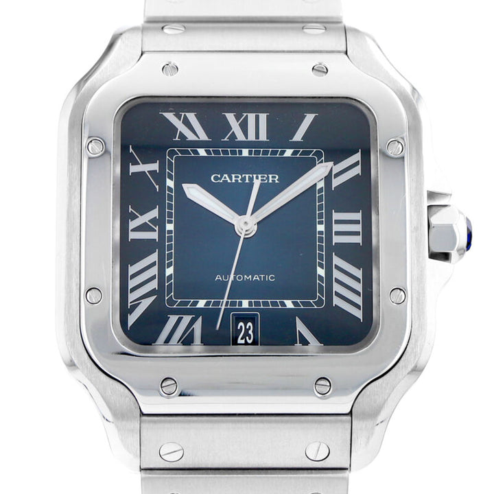 カルティエ サントス スチール 自動巻き腕時計 WSSA0013