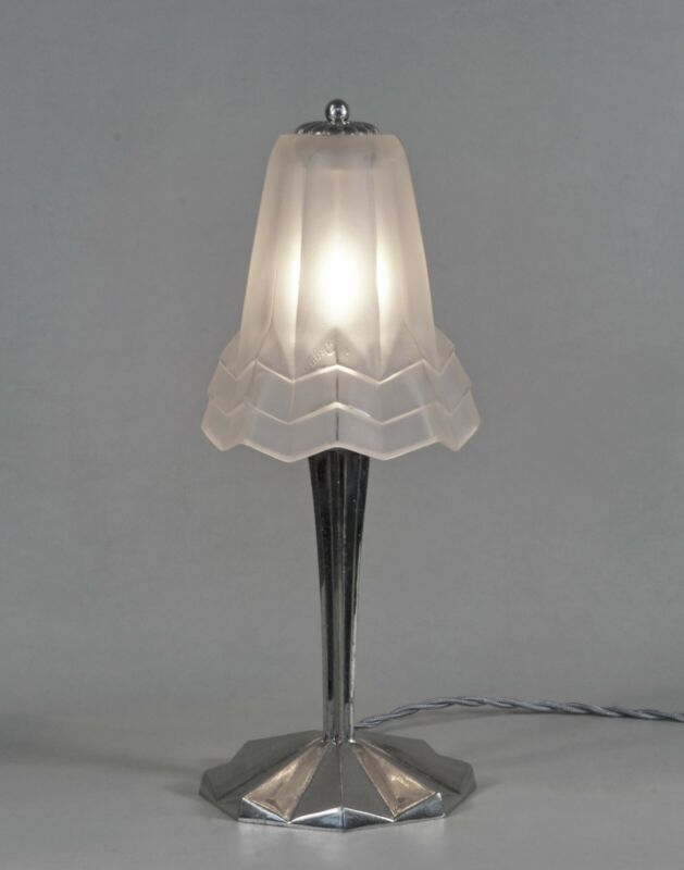 デュゲ　フランス製アールデコランプ　1930年